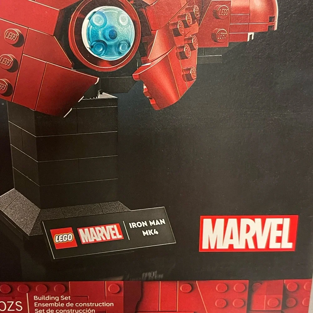 LEGO Marvel Iron Man MK4 Red & Gold Building Set (76327) 436Pcs 18+ NIB Sealed